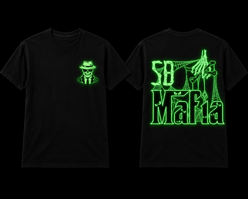 Halloween Glow in the Dark T-Shirt-IN STOCK!