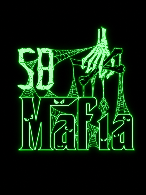 Halloween Glow in the Dark Hooded Sweatshirt IN STOCK!